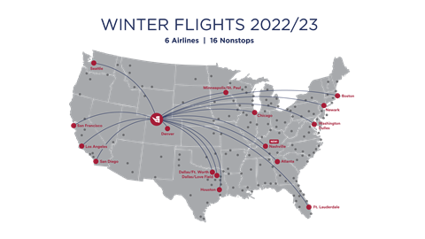Winter 2223 Flight Map