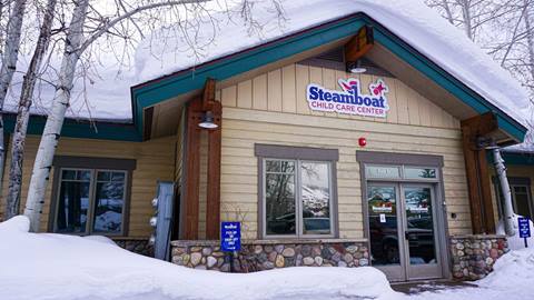 Steamboat Child Care Center building entrance