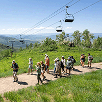 Guided Hike and Lunch at Steamboat Resort.