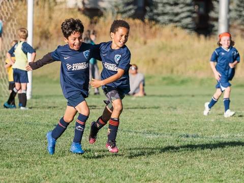 Steamboat Soccer kids at play