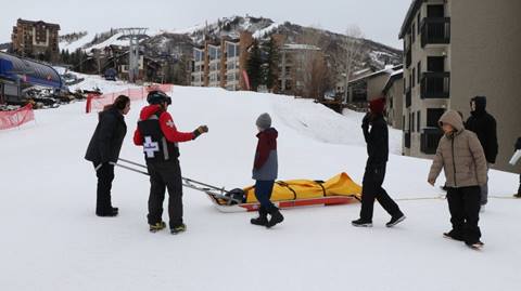 Students taking a learning field trip to Steamboat Resort.