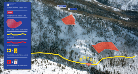 Mahogany Ridge and Fish Creek Canyon Map Safety Zones