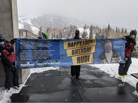 Happy 100th Birthday Rudi Celebration