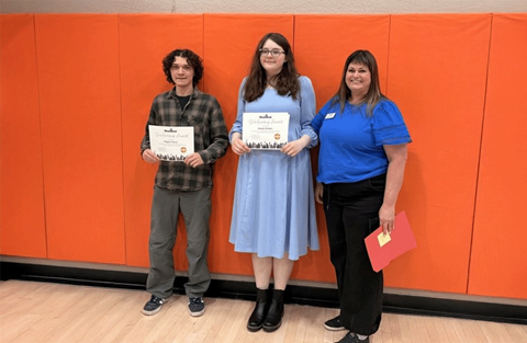 Steamboat Resort Scholarship recipients from Hayden High School.