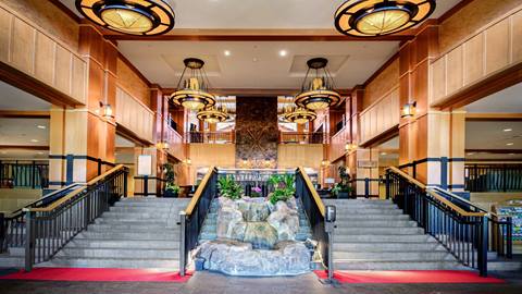 hotel lobby