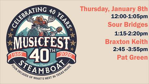 MusicFest 2026 Jan 8