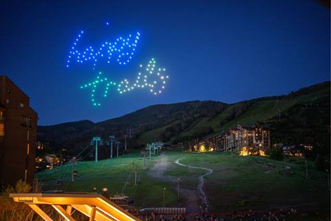 Summer Drone Show Happy Trails