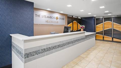 The entrance to the Health Club at The Steamboat Grand.