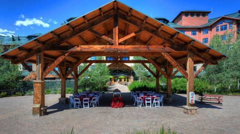 The pavilion at The Steamboat Grand.