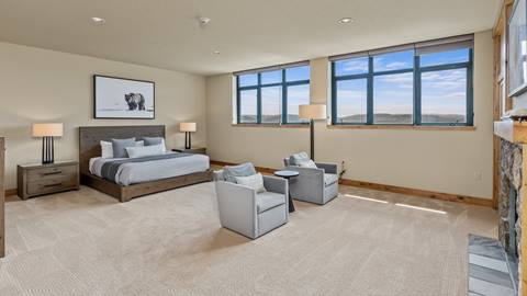 Interior photo of penthouse 701 at The Steamboat Grand.