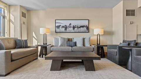 Interior photo of penthouse 703 at The Steamboat Grand.