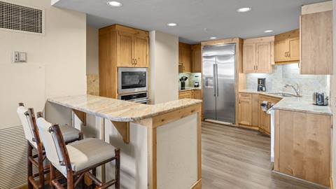 Interior photo of penthouse 703 at The Steamboat Grand.