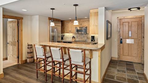Interior photo of penthouse 704 at The Steamboat Grand.