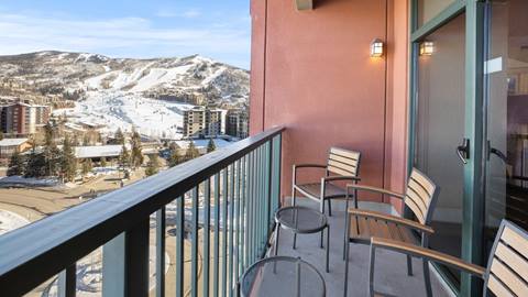 Interior photo of penthouse 705 at The Steamboat Grand.