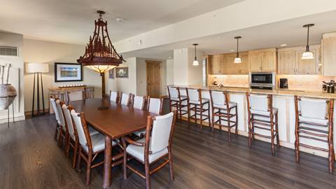 Interior photo of penthouse 707 at The Steamboat Grand.