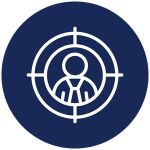 Targeted guests icon.