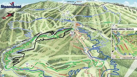 Steamboat Trail Map for summer 2026.