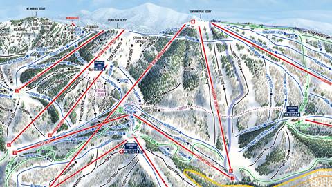 Steamboat Resort Winter 2023 2024 Trail Map