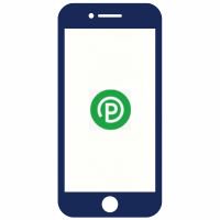 Phone icon with Parkmobile logo.