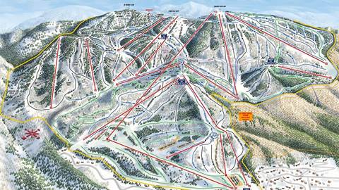 Trail map of Steamboat