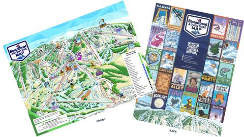 Steamboat Adventure Map front and back.