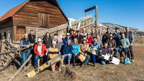 Steamboat Olympians group photo.