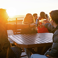 Sunset Happy Hour at Steamboat Resort.