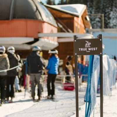 True West Lift Line at Steamboat Resort.