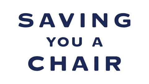 Saving You A Chair lockup.