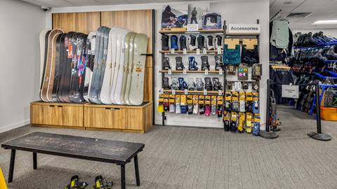 The Burton store at Steamboat Resort.