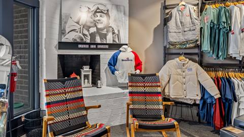 The Steamboat logo store at Steamboat Resort.