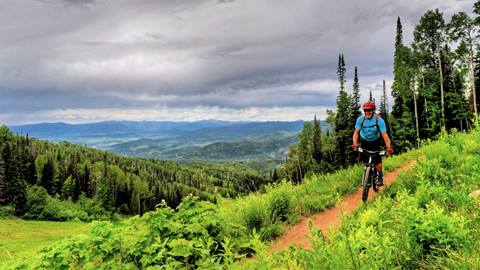 Downhill Mountain Biking at the Steamboat Bike Park