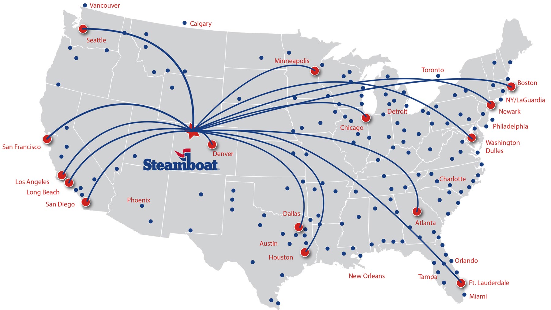 NonStop Flights to Steamboat Springs, CO (View Schedule) Steamboat