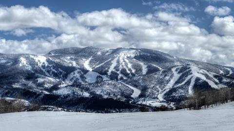 Winter View of Steamboat Resort