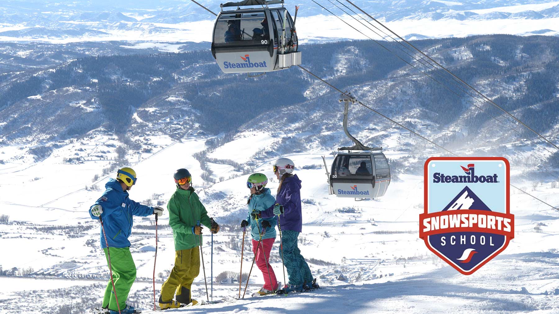 Ski, Snowboard, & Mountain Bike Lessons at Steamboat Resort