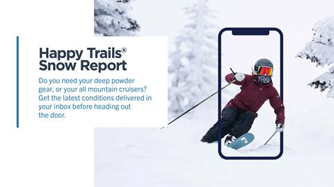 Snow Report Ad for Steamboat