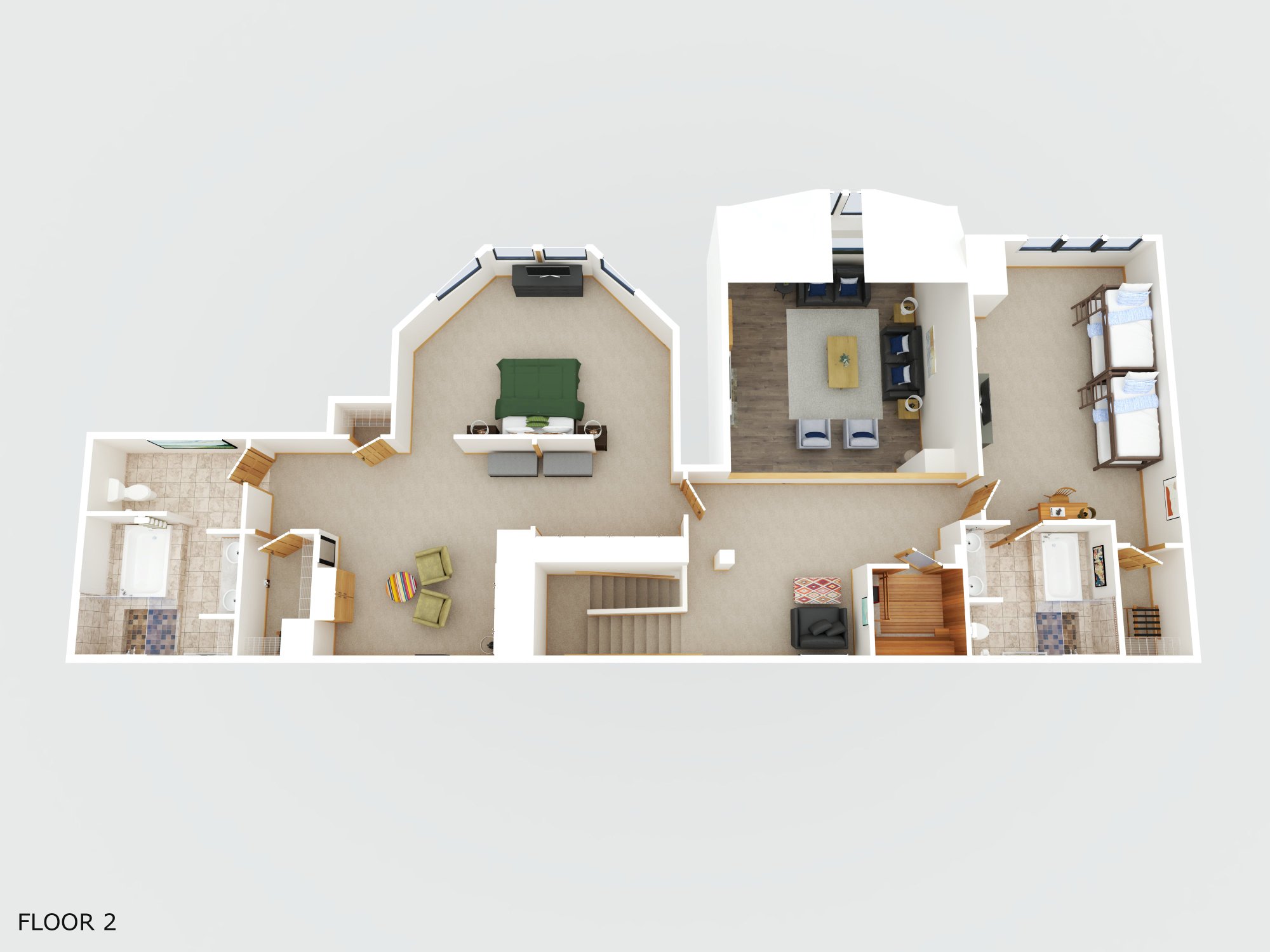 704 Second Floor Penthouse Floor Plan